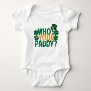 Camiseta Quem é sua almofada? O dia de St Patrick engraçado