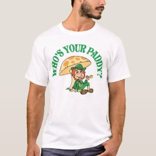 Camiseta Quem é sua almofada sob o cogumelo