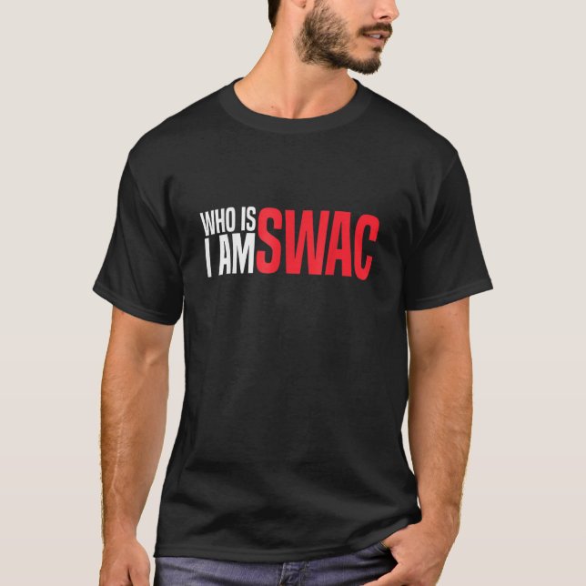 Camiseta Quem é Swac I am Swac Vintage (Frente)