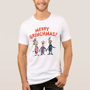 Camiseta Quem está de mãos dadas Merry Grinchmas