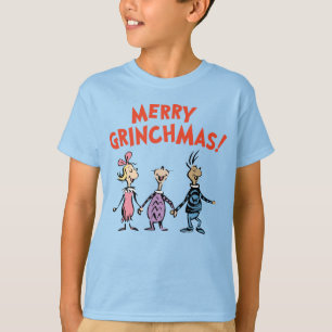 Camiseta Quem está de mãos dadas Merry Grinchmas