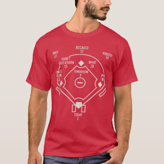 Camiseta Quem está em Primeiro Beisebol Clássico Abbott Eng