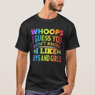 Camiseta Quem eu acho que você não sabia que eu gosto de ga
