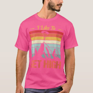 Camiseta Quem Eu Gosto De Fazer Skydiver Alto
