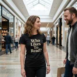 Camiseta Quem Gosta de Ler? Leitura
