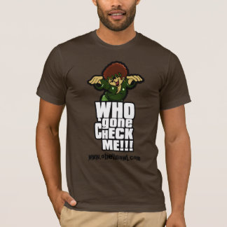 Camiseta Quem ido me verifique! vertical