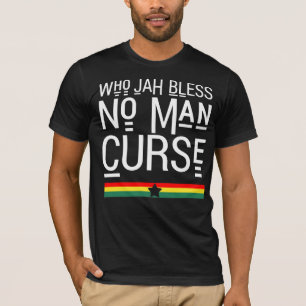 Camiseta Quem Jah não abençoa nenhuma praga do homem
