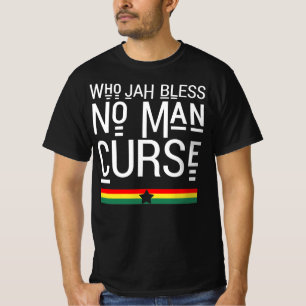 Camiseta Quem Jah não abençoa nenhuma praga do homem