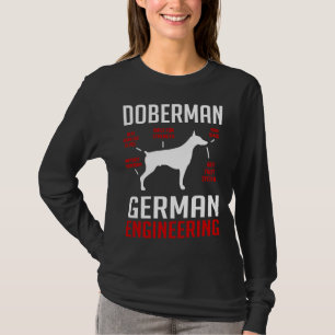 Camiseta Quem Lida Com A Criação De Cães Doberman
