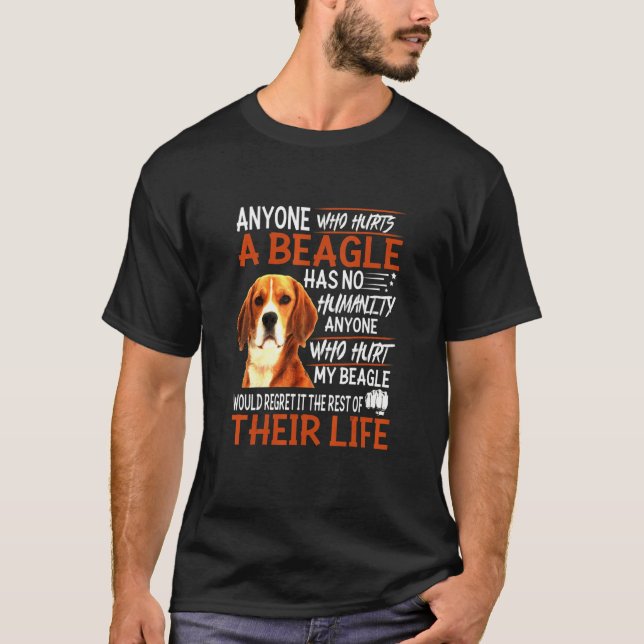 Camiseta Quem Machucou Meu Beagle (Frente)