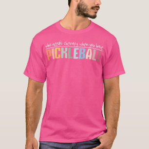 Camiseta Quem Precisa de Terapia Quando Tem Pickleball Pick