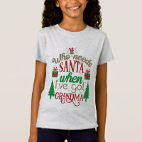 Quem precisa o papai noel quando eu tiver a avó