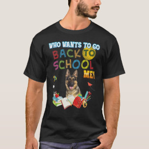 Camiseta Quem Quer Voltar A Me Ensinar German shepherd Cach