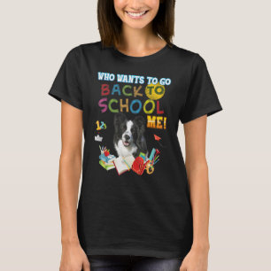 Camiseta Quem Quer Voltar A Me Ensinar Na Fronteira Collie