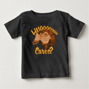 Camiseta Quem Se Importa Desenho de Coruja de Cartoon Diver