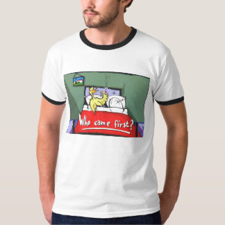 Camiseta Quem veio primeiramente?
