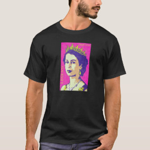 CAMISETA QUEN ELIZABETH II LEGENDA MONARCH BRITÂNICA KI UNI