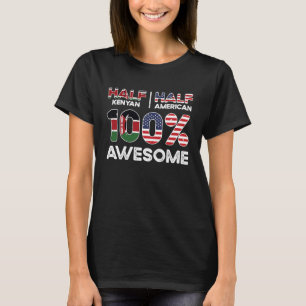 Camiseta Quênia nascer Quênia Americana Cidadania 1