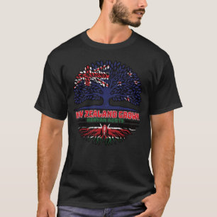 Camiseta Quênia Nova Zealander Nova Zelândia Raízes de Árvo