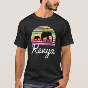Camiseta Quênia Shirt Elephant Safari Gift
