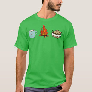 Camiseta Quente Choco Campfire e Smores