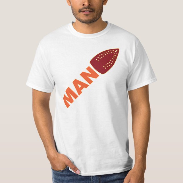 Camiseta quente de homem "Ferro" (Frente)