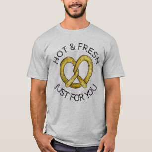 Camiseta Quente e fresco apenas para você Pretzels macio co