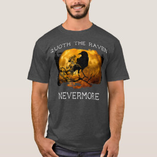 Camiseta Quente o Raven Nunca Mais Halloween T Spooky