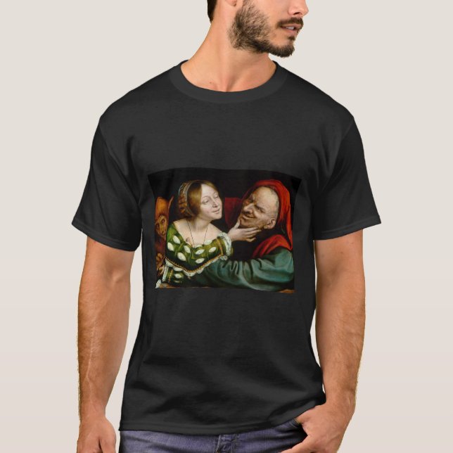 Camiseta Quentin Matsys - Amantes Correspondentes (Frente)