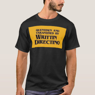 Camiseta QUENTINO E DESTINADO POR Stic. DE DIREÇÃO POR ESCR