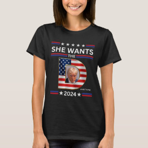 Camiseta Quer A Eleição Presidencial D Donald Trump 2024