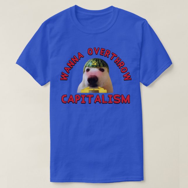 Camiseta Quer Derrubar o Capitalismo Memória Esquerda (Frente do Design)