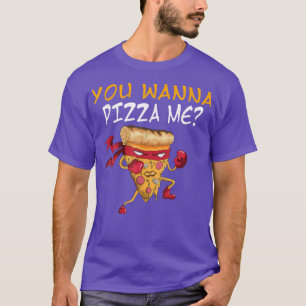 Camiseta Quer Me Fazer Uma Pizza Rápida, Karate Ninja Piz