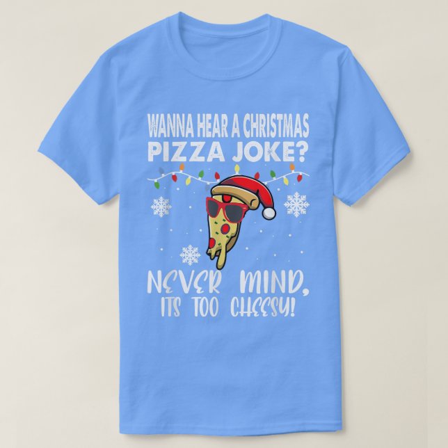 Camiseta Quer Ouvir Uma Piada De Natal Xmas Roupa 348 (Frente do Design)