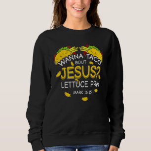 Camiseta Quer Taco Sobre Jesus Alface Rezar Cinco De Maio C