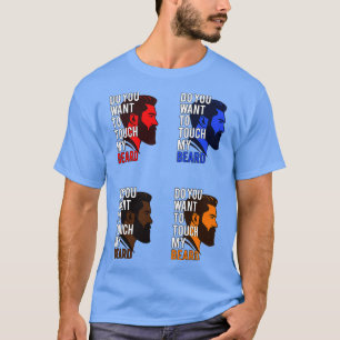 Camiseta Quer tocar no meu Beard Fathers DaySticker P