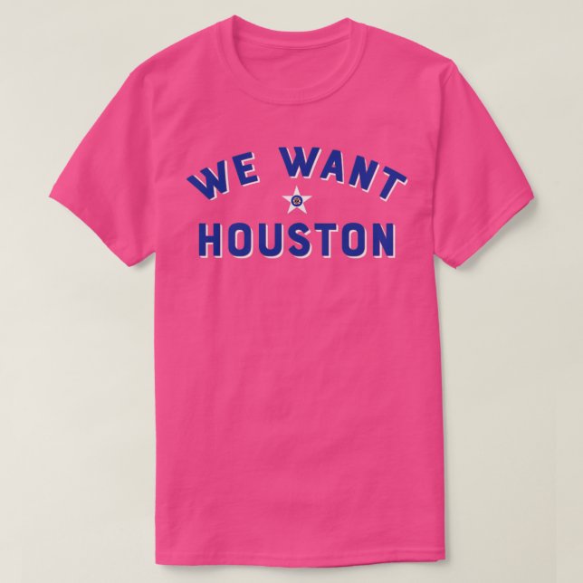 Camiseta Queremos Houston (Frente do Design)