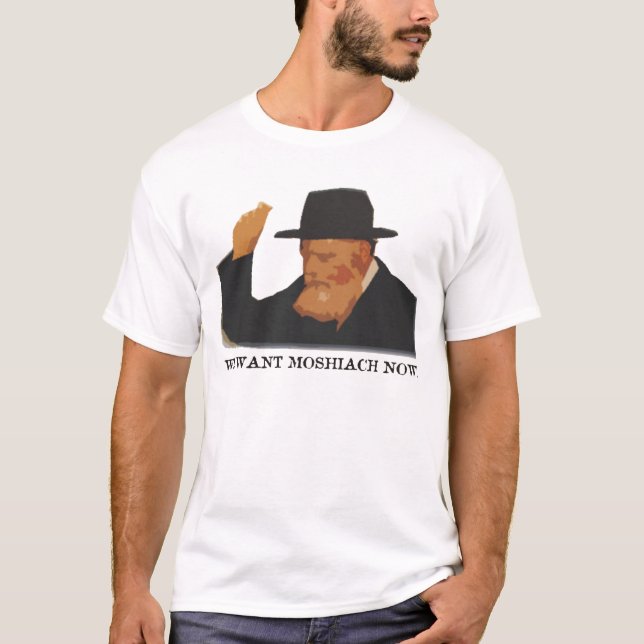 Camiseta Queremos Moshiach agora (Frente)