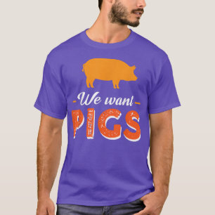 Camiseta Queremos Suínos