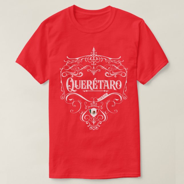 Camiseta Queretaro Vintage design 1 (Frente do Design)