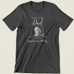 Camiseta Queria que estivesse aqui | Memorial Fotográfico d<br><div class="desc">Em memória da camisa, para o seu amado que morreu. A camisa apresenta uma foto deles e o texto do modelo diz: "QUERIA QUE VOCÊ ESTIVESSE AQUI PAI, SEU NOME, ANIVERSÁRIO E MENSAGEM PESSOAL ( FELIZ ANIVERSÁRIO!" Todos os estilos de fonte, tamanhos e cores podem ser alterados clicando no link...</div>