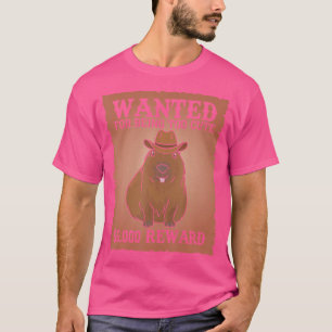 Camiseta Queria Ser Muito Bonita Cavy Rodent Capybara Lov