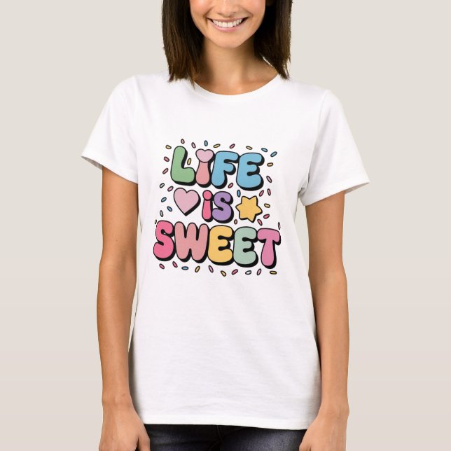 Camiseta "Querida Bubblegum Bliss T-shirt" (Frente)
