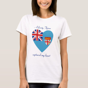 Camiseta Querida da Bandeira de Fiji
