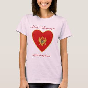Camiseta Querida da Bandeira de Montenegro