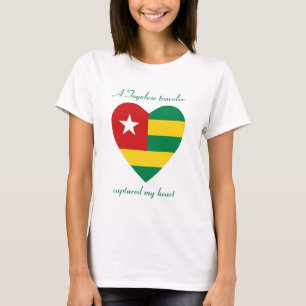 Camiseta Querida da Bandeira do Togo