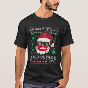 Camiseta Querida É C O V I D Fora Papais noeis Ufly Christm