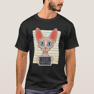 Camiseta Querida Mãe, Posso Explicar Que Gato De Sphynx Mãe