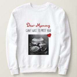 Camiseta Querida Mamãe Mal Posso Esperar Para Te Conhecer!