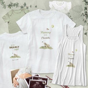 Camiseta Querida Mamãe Para Ser Urso Mal Mal Espera Verde S
